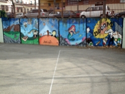 El mural del patio